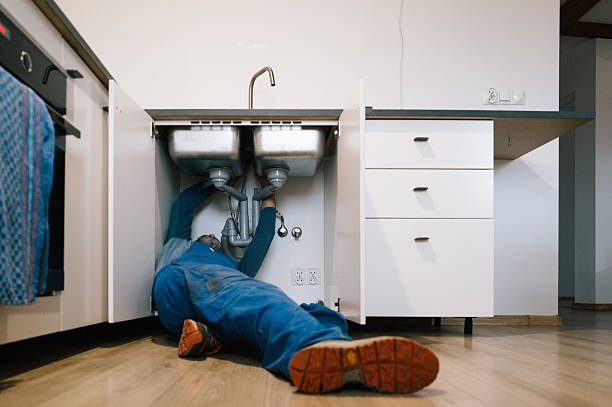 Professional Emergency Plumber technician working in Rillton, PA